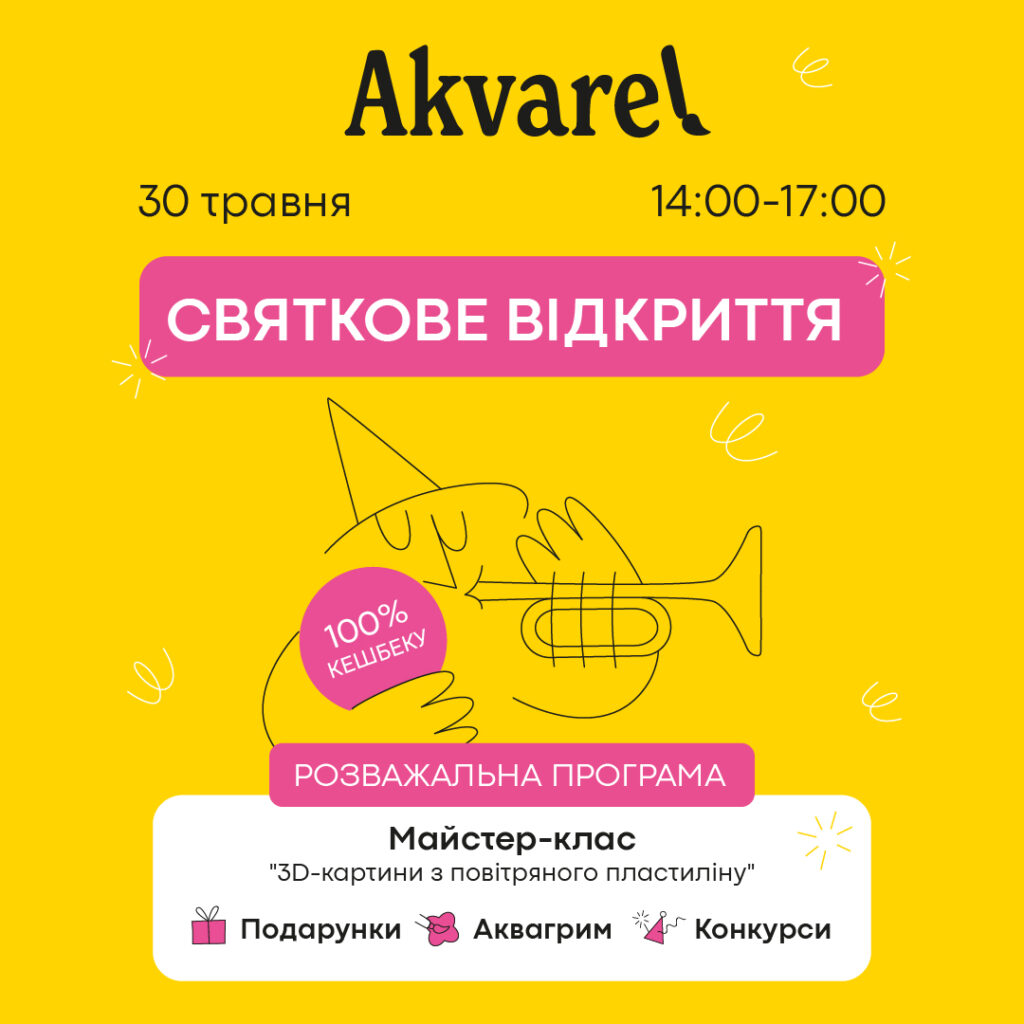 Святкове відкриття Akvarel