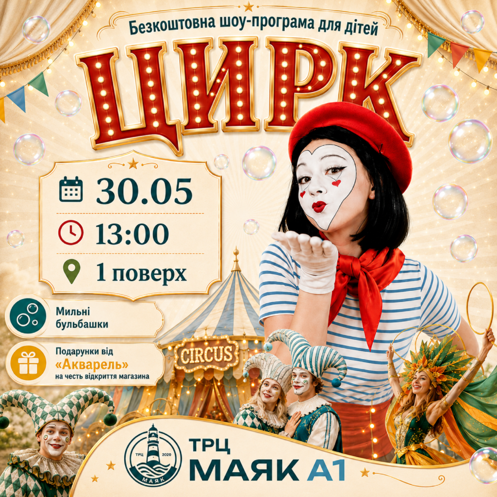 Яскраве свято у ТРЦ «Маяк А1»