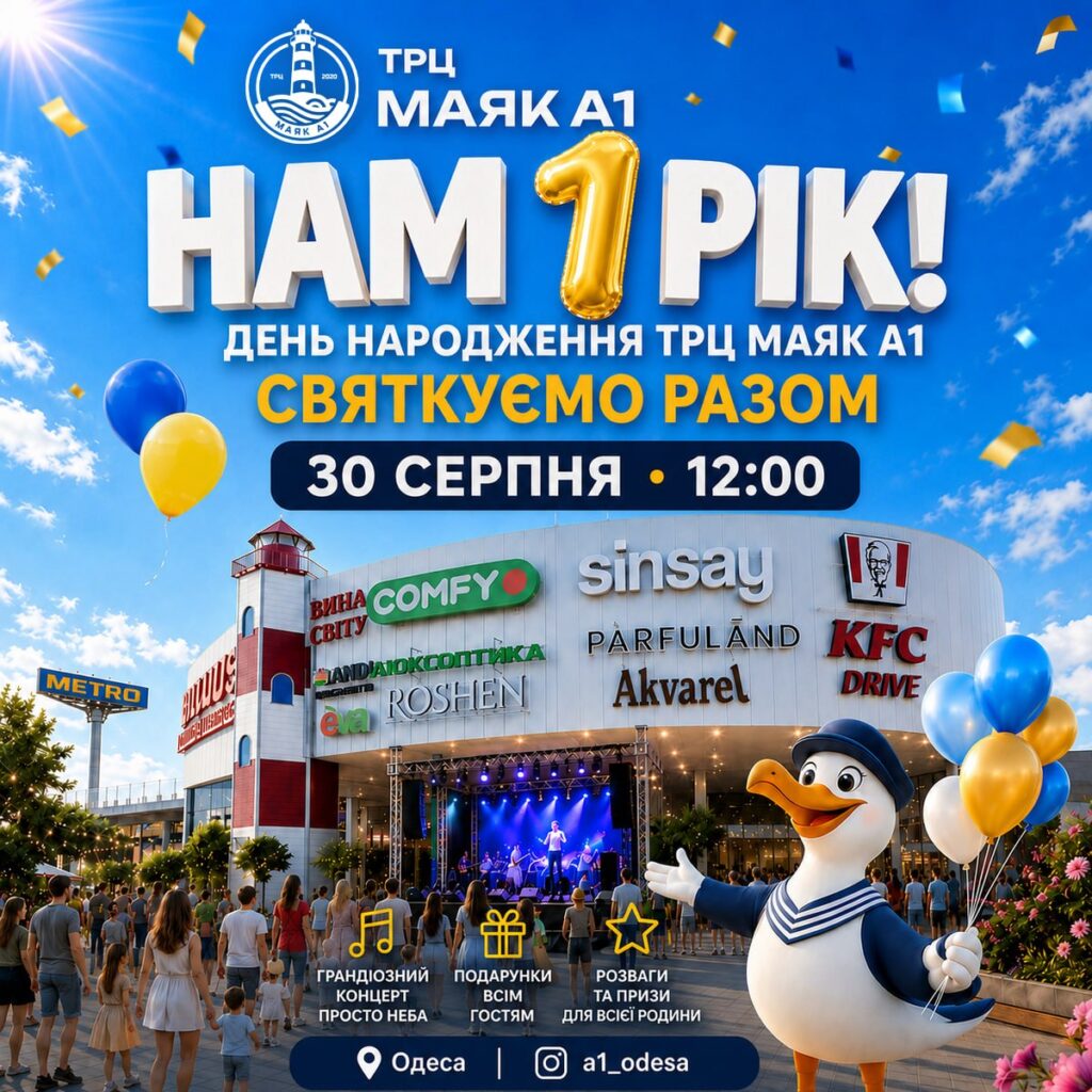 30 серпня – День народження ТРЦ!